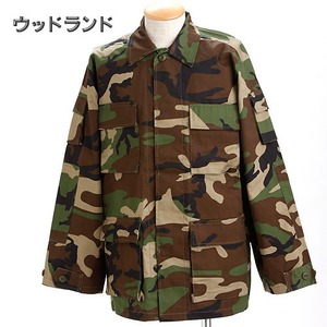 アメリカ軍使用BDUジャケット JB001YN ウッドランド Mサイズ 【レプリカ】