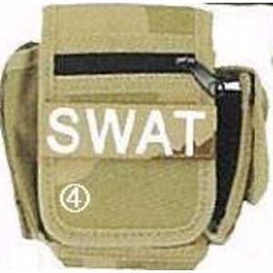 アメリカSWAT部隊多機能ベルトポーチ 復刻番 ３カラーデザート