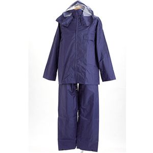 耐水圧1000mm防水レインウエアセットアップ ネイビー ＥＬ（3Ｌ）