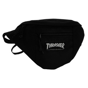「ＴＨＲＡＳＨＥＲ」綿キャンパス帆布製ウェスト＆ボディー2ＷＡＹバックブラック×マグロゴ