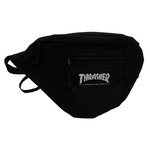 「ＴＨＲＡＳＨＥＲ」綿キャンパス帆布製ウェスト＆ボディー2ＷＡＹバックブラック×マグロゴ