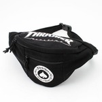 「ＴＨＲＡＳＨＥＲ」綿キャンパス帆布製ウェスト＆ボディー2ＷＡＹバックブラック×アース