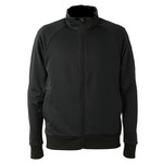 ＵＶカット・吸汗速乾・ドライジャージパイルフルジップラグランスリーブジャケットブラックＸＬ