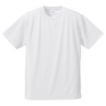 ＵＶカット・吸汗速乾・５枚セット・４．１オンスさらさらドライＴシャツホワイトＬ