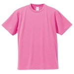 ＵＶカット・吸汗速乾・５枚セット・４．１オンスさらさらドライＴシャツピンクＳ