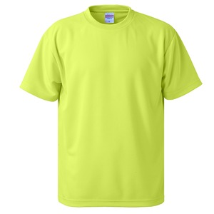 ＵＶカット・吸汗速乾・５枚セット・４．１オンスさらさらドライＴシャツ蛍光イエローＸＸＬ