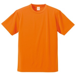 ＵＶカット・吸汗速乾・５枚セット・４．１オンスさらさらドライＴシャツオレンジ150ｃｍ