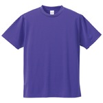 ＵＶカット・吸汗速乾・５枚セット・４．１オンスさらさらドライＴシャツバイオレットパープルＳ