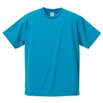 ＵＶカット・吸汗速乾・５枚セット・４．１オンスさらさらドライＴシャツターコイズブルー150ｃｍ