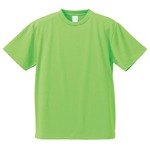 ＵＶカット・吸汗速乾・５枚セット・４．１オンスさらさらドライＴシャツブライトグリーンＸＸＸＬ