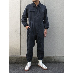 東ドイツ軍放出ワーカーカバーオールブラック【中古】44サイズ(M相当)