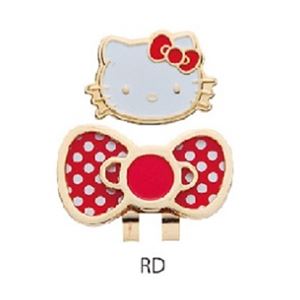 （まとめ）キティキャップマーカー レッド（赤） 【×3セット】