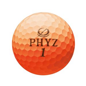 ゴルフボール 15PHYZ オレンジ 〔飛距離／4ピース〕
