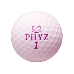 ゴルフボール 15PHYZ ピンク 〔飛距離／4ピース〕
