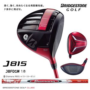 ブリヂストンゴルフ ドライバー J815 Dr DiamanaR60 S