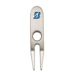 （まとめ）ブリヂストンゴルフ フォーク2本足 BL（青） 【×3セット】