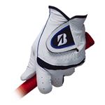（まとめ）ブリヂストンゴルフ グローブ（手袋） 片手用／左手用 ホワイト（白） 22cm TOURGLOVE SHEEP2014J 【×2セット】