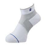 （まとめ）ブリヂストンゴルフ ソックス ANKLE ショート ホワイト（白） 〔防菌防臭／ショート丈〕 【×3セット】