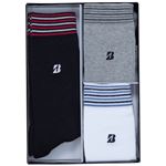 （まとめ）ブリヂストンゴルフ ソックスギフト 〔ゴルフ用賞品〕 【×4セット】