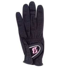 （まとめ）ブリヂストンゴルフ レディースグローブ（手袋） 片手用／左手用 ブラック（黒） 18cm TOURGLOVE LD15 【×2セット】