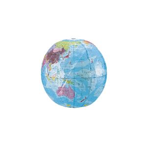 （まとめ）紙ふうせん 地球型 入数：5枚【×5セット】