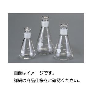 （まとめ）共栓三角フラスコ（イワキ）200ml【×10セット】