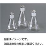 （まとめ）共栓三角フラスコ（イワキ）200ml【×10セット】