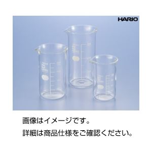 （まとめ）硼珪酸ガラス製トールビーカー1000ml （HARIO）【×3セット】