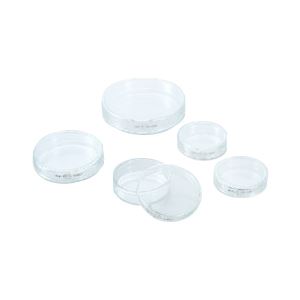 (まとめ)シャーレ(ペトリ皿)45 ガラス製 41.5φ×18mm 【×10セット】