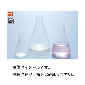 （まとめ）TPX三角フラスコ100ml【×10セット】