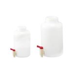 （まとめ）ポリ活栓付広口瓶 CP-5W 5L【×3セット】