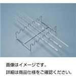 (まとめ)ピペットスタンド 水平置きタイプ ステンレス製 KP 【×5セット】