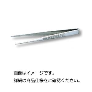 (まとめ)標準ピンセット 【直タイプ/全長125mm】 ステンレス製 A 【×20セット】