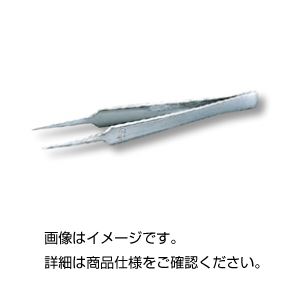 (まとめ)標準ピンセット 【尖GGタイプ/全長125mm】 ステンレス製 F 【×5セット】