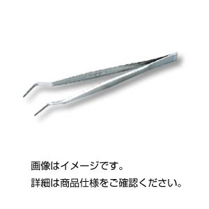 (まとめ)標準ピンセット 【歯科用タイプ/全長150mm】 ステンレス製 H 【×10セット】