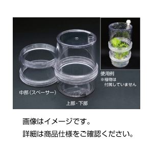 （まとめ）プラントボックス 上部・下部 1セット【×5セット】