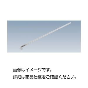 （まとめ）ガラス撹拌棒摺付（羽根なし） NR-52S【×5セット】