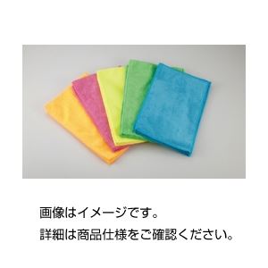 （まとめ）マイクロファイバーカラークロス 5色 入数：25枚（5色各5枚）【×3セット】