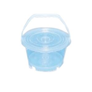 （まとめ）ハンドル付透明タル No.3【×10セット】