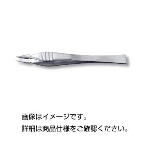 (まとめ)KFIピンセット 【トゲ抜きタイプ】 全長130mm ステンレス製 K-13 【×10セット】