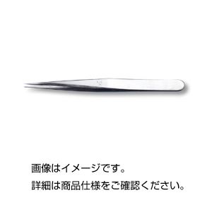 (まとめ)KFIピンセット 【先端シャープタイプ】 全長110mm ステンレス製 K-26・3C 【×10セット】
