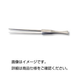 (まとめ)KFIピンセット 【技工用タイプ】 全長190mm ステンレス製 K-18 【×10セット】