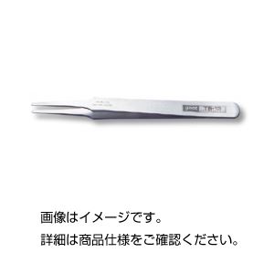 (まとめ)標準型ピンセット 【丸口タイプ/全長120mm】 ステンレス製 TS-13 【×20セット】