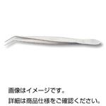 (まとめ)ステンレスピンセット 【全長165mm/先曲 汎用型タイプ】 ツィザーNo.1 【×5セット】