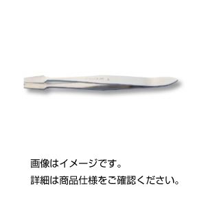 (まとめ)ステンレスピンセット 【全長110mm/切手用小型タイプ】 ツィザーNo.4 【×5セット】