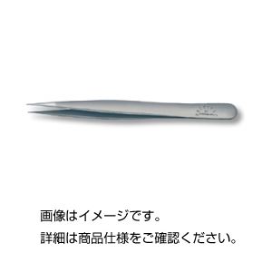 (まとめ)ステンレスピンセット 【全長100mm/強靭肉厚タイプ】 No.0C 【×3セット】