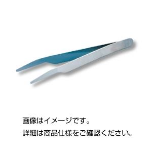 (まとめ)昆虫ピンセット/精密ピンセット (先端鈍利) ステンレススチール製 【×5セット】