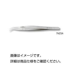(まとめ)ジルコニア・セラミックピンセット 【全長135mm】 IDEAL-TEK社製 非磁性体 7MZSA 【×3セット】