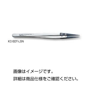 (まとめ)静電気対策セラミックピンセット 【全長135mm/先端0.13R】 耐薬品性 KCSDTLSN 【×3セット】