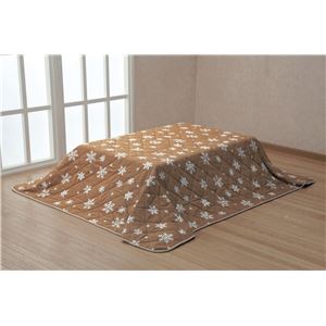 こたつ布団カバー/ぽかぽかこたつ中掛け アルミシート入り 【220cm×180cm】 洗える